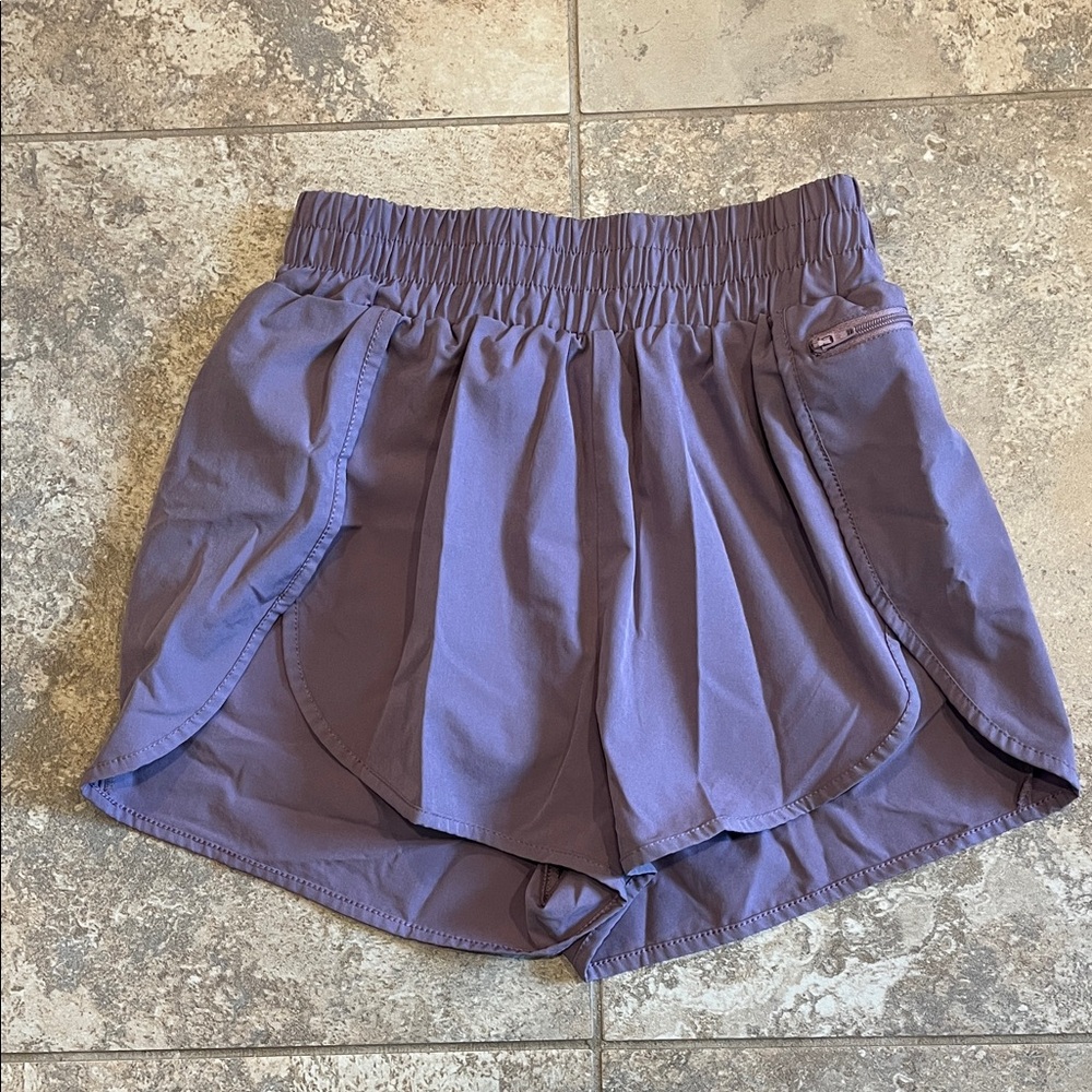Women's Athletic Shorts in Lavender